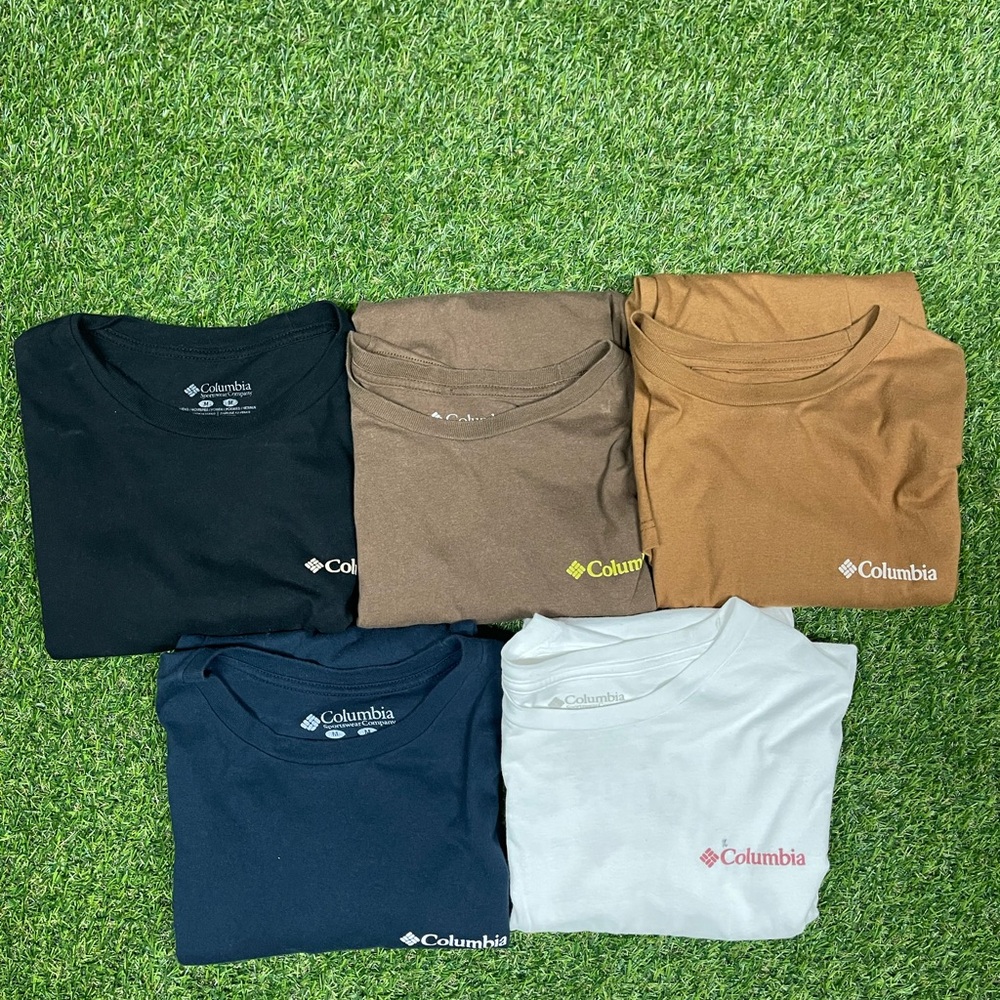 Columbia Men's Short Sleeve Tees 5 Shirt Bundle